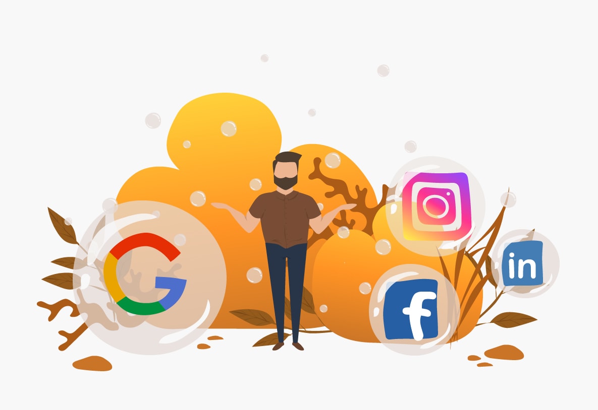 googe vs sociala medier